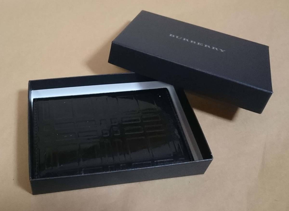 バーバリー BURBERRY カードケース ブラックレーベル ブラック カード 