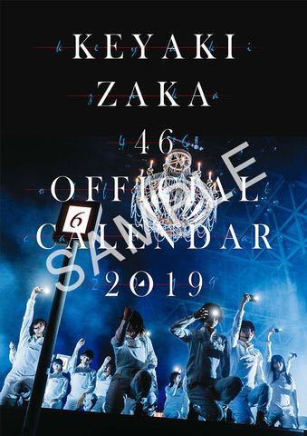欅坂46 2019年 壁掛けカレンダー ポストカード付き_1