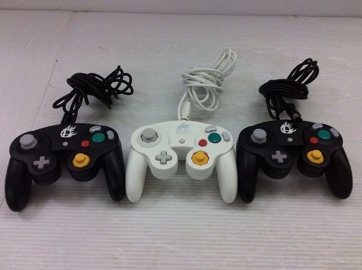 動作未確認ジャンク 任天堂 ゲームキューブ GC コントローラー まとめ売り DOL-003 3点セット EC31-069jy/E4