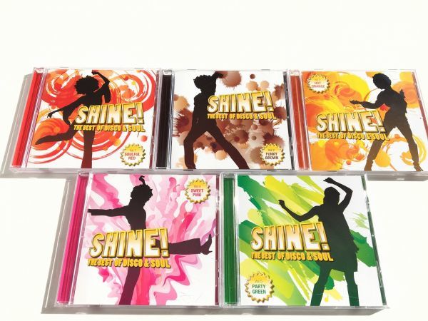 CD「SHINE! シャイン! ザ・ベスト・オブ・ディスコ&ソウル」全10巻