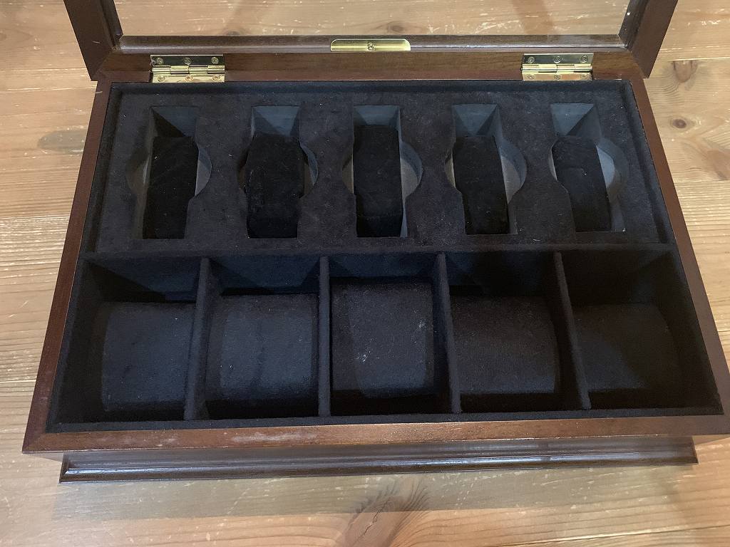  10本用 腕時計 収納ケース 木製 ウォッチ ボックス コレクションケース_2