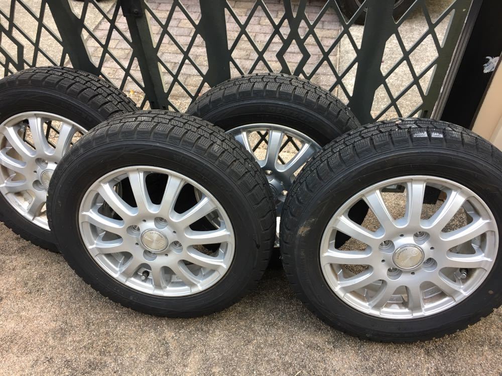 155/65R13 4本セット ダンロップ スタッドレス ライフ ワゴンR アルト 