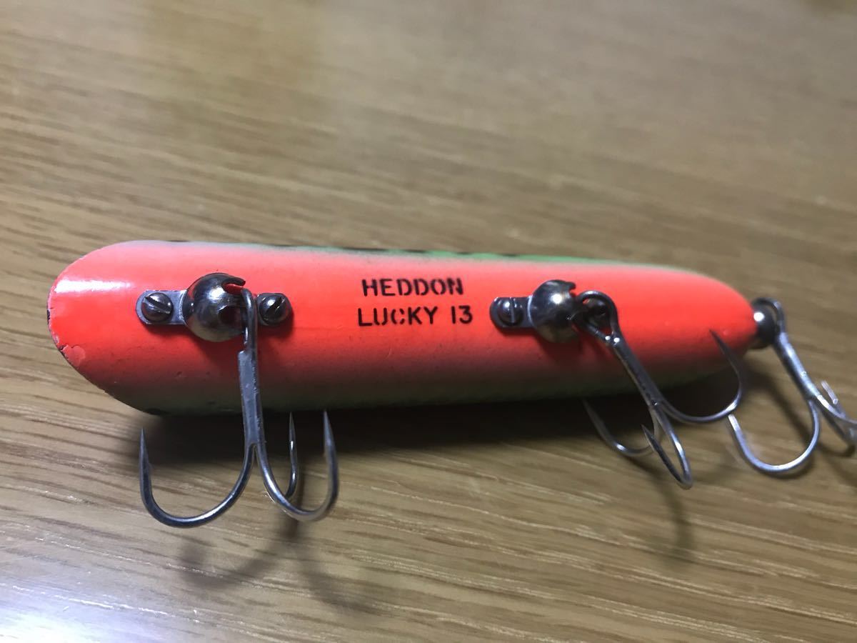 ラッキー13 ヘドン 縦割れ オールド オールドヘドン HEDDON heddon 