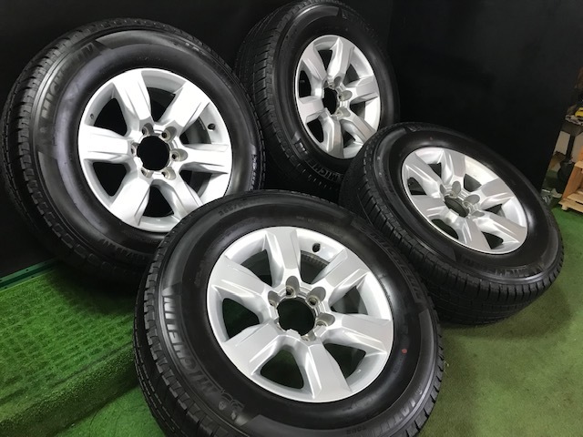 ☆群馬県発 TOYOTA ランクル プラド 純正 17×7.5J 6H-139.7 夏タイヤ