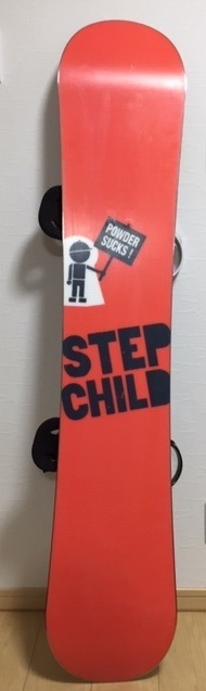 スノーボード STEP CHILD 板150、ビンディング、シューズ25.5、ケース ４点セット_4