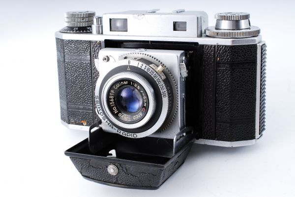 アルコ写真工業 Arco 35 G19-07-0611-15p ☆超希少☆完動品☆ARCO 35 / F3.5 5cm アルコ 写真工業 蛇腹カメラ