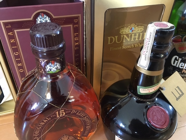 ☆未開栓酒まとめ☆ウイスキー ブランデー Dimple15年、DUNHILL