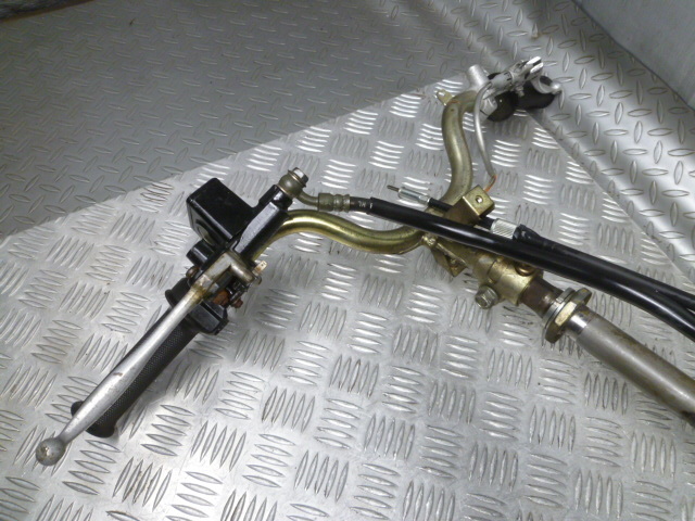 エ126 SUZUKI スズキ ZZ 12インチ CA1PB ハンドル.三又ステム.ゴールド