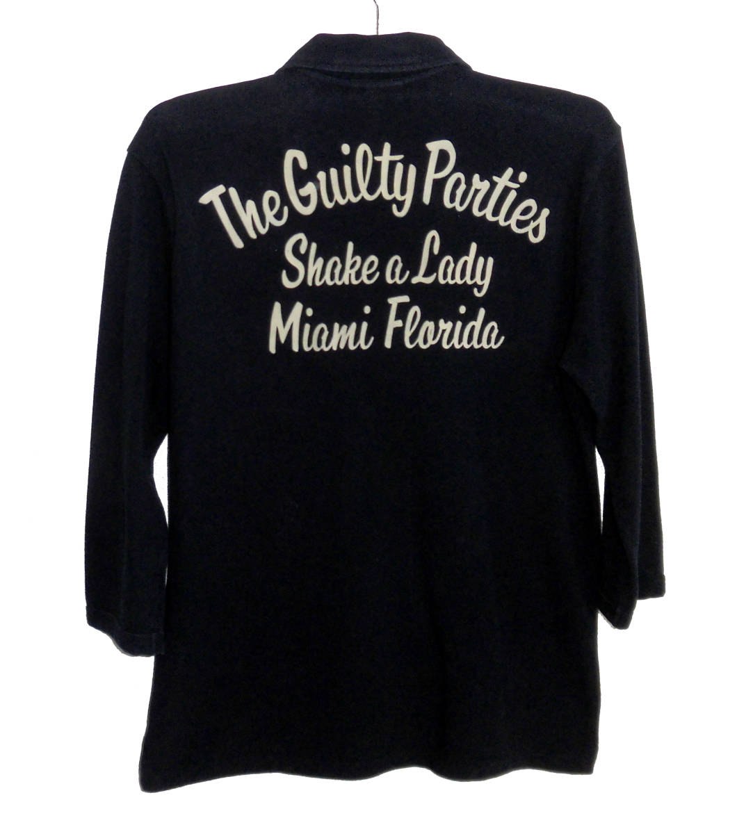 ○状態良好◇WACKO MARIA ワコマリア guilty parties 7分袖 ポロシャツ 