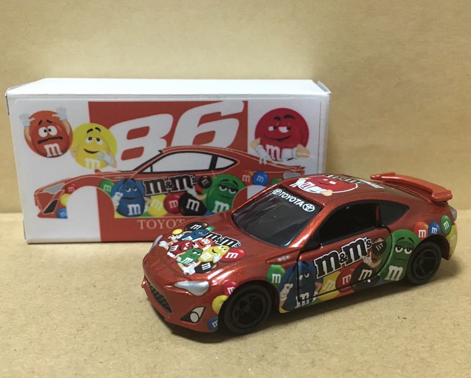 トミカ　KahLA トヨタ86 シュプリーム トミカ KahLa 特注 TOYOTA トヨタ 86 M&M's カーラ オレンジ 頭文字D