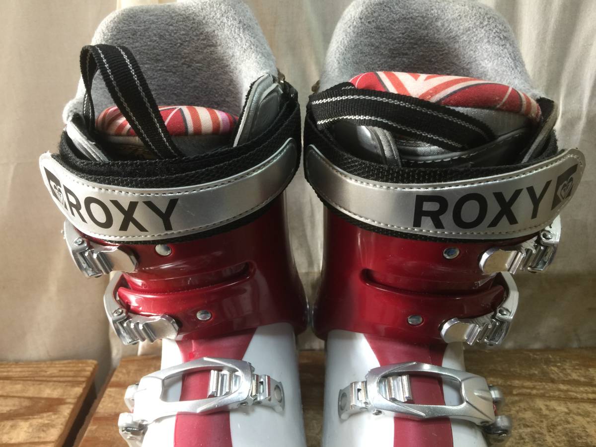 ROXY ロキシー スキーブーツ 赤 白 23cm 23，5cm ソール275mm
