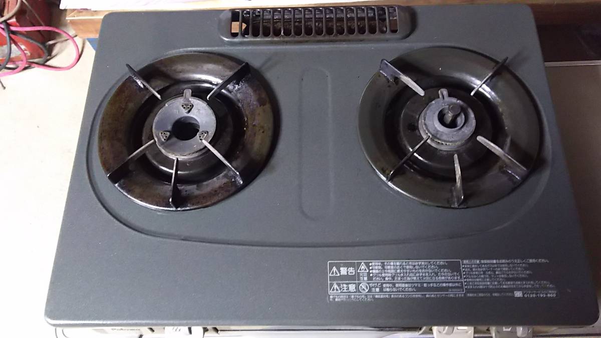 パロマ ガステーブル IC-E600CP LPガス用 プロパンガス用 中古 現状_2