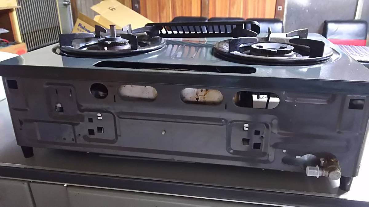 パロマ ガステーブル IC-E600CP LPガス用 プロパンガス用 中古 現状_6