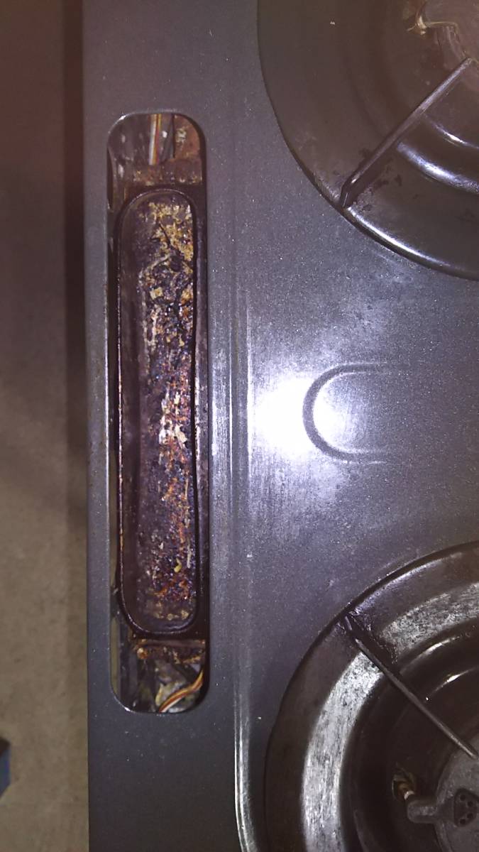 パロマ ガステーブル IC-E600CP LPガス用 プロパンガス用 中古 現状_9