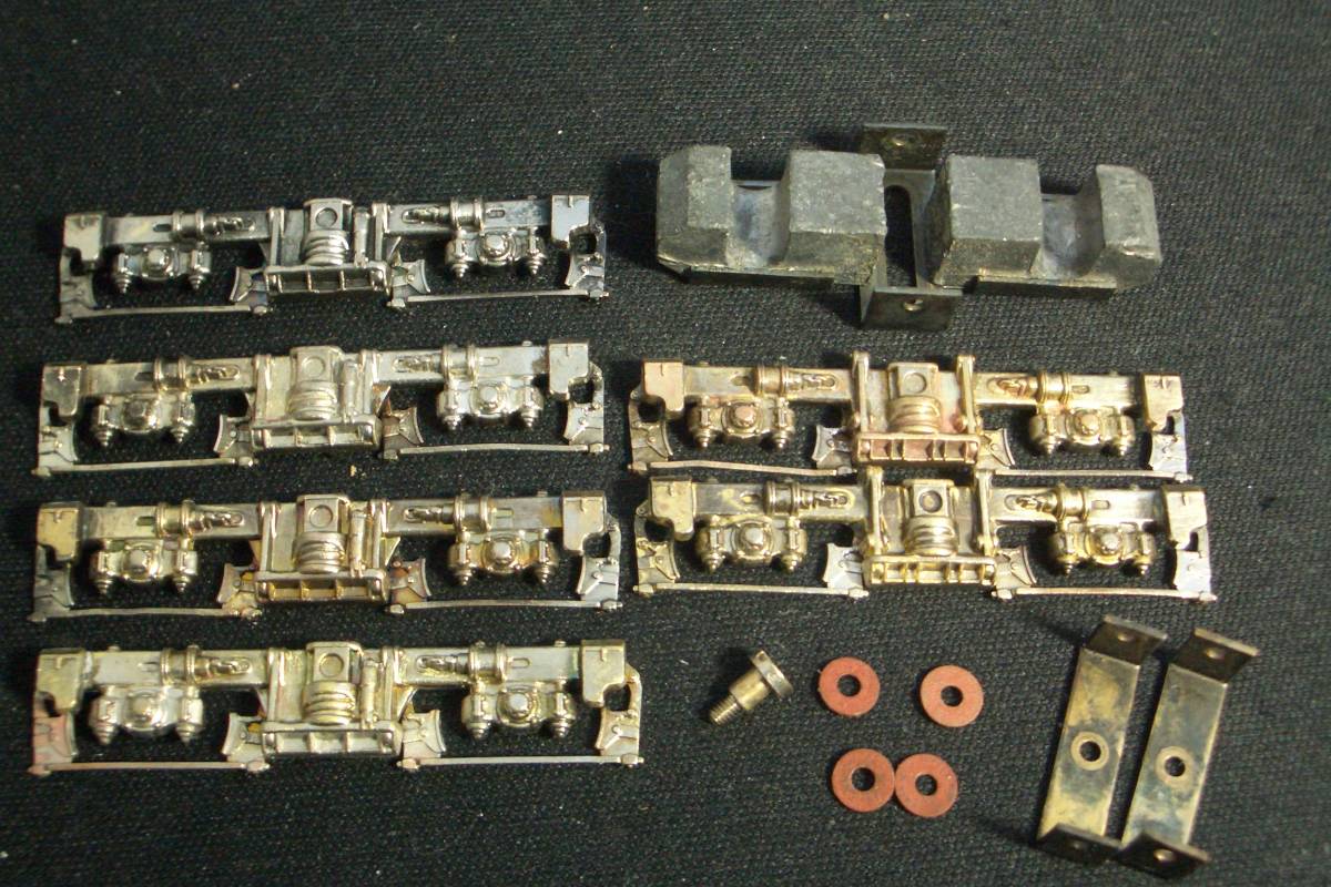 カツミ EF60&65形用・真鍮ドロップ製DT-115⁄116型台車枠+ベアラー