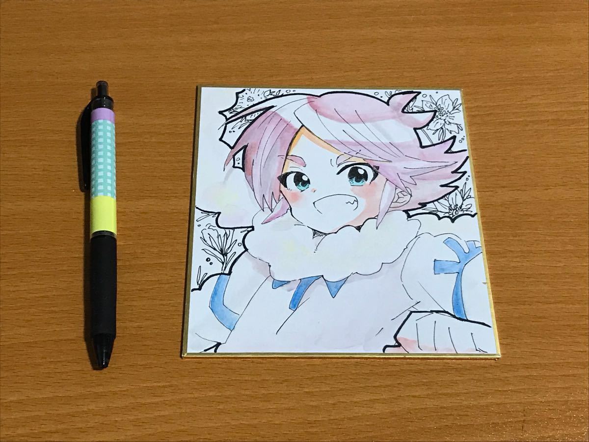 同人手書きイラスト イナズマイレブン 吹雪アツヤ ミニ色紙 イナズマイレブン 売買されたオークション情報 Yahooの商品情報をアーカイブ公開 オークファン Aucfan Com