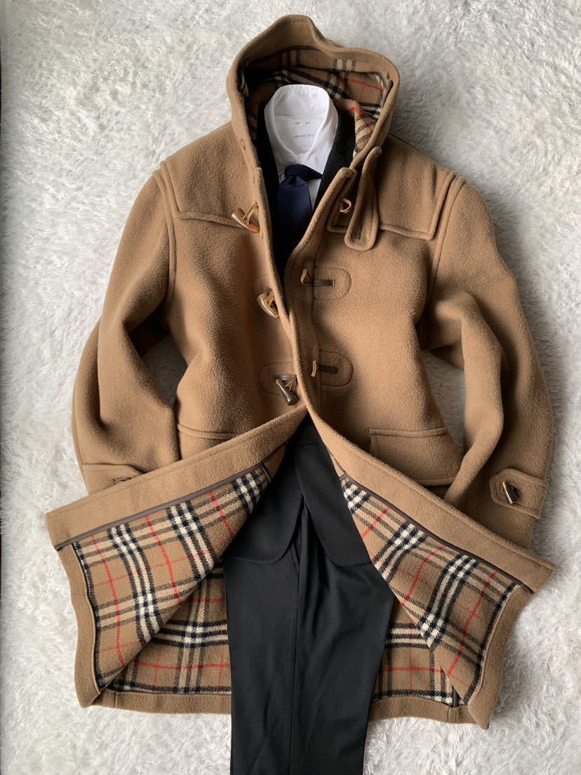 美品】バーバリー ノバチェック ダッフルコート ロング 英国製