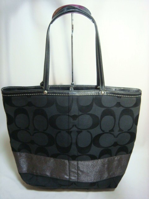 超激得，人気 1円スタート コーチ COACH シグネチャー柄トートバッグ 後B(トートバッグ)｜売買されたオークション情報、yahooの商品情報をアーカイブ公開 - オークファン かばん、バッグ