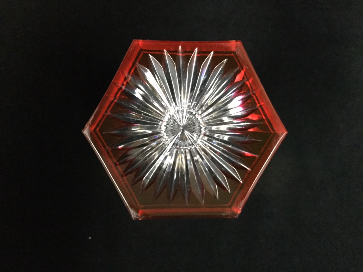 エンパイア バカラ Baccarat 金彩 ワイングラス クランベリー baccarat アルクール 高級シリーズ クリスタル BACCARATバカラ&frasl;※廃盤極稀少型 0 工芸品 n586 ハイ Serendipity