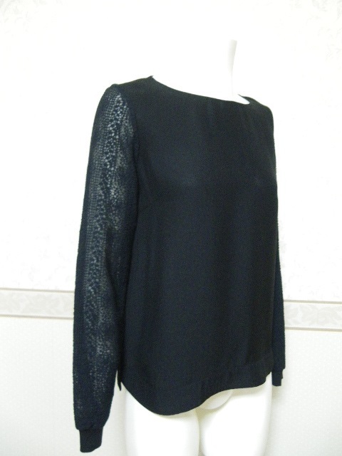 2025 DES PRES デプレ トゥモローランド 袖レース ブラウス シルク混 1(トップス)｜売買されたオークション情報、yahooの商品情報をアーカイブ公開 - オークファン 女性用