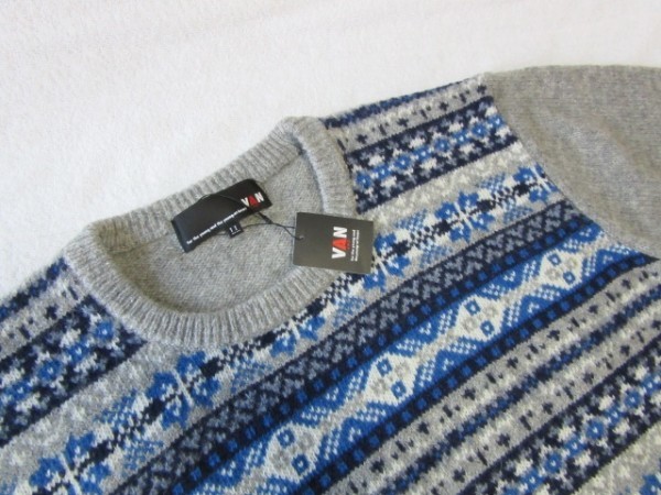 高品質，新品 Winter Trad Style ^^ v VAN JACKET クルーネックセーター LLサイズ 繊細なフェアアイル Lamb wool(XLサイズ以上)｜売買されたオークション情報、yahooの商品情報をアーカイブ公開 - オークファン XLサイズ以上