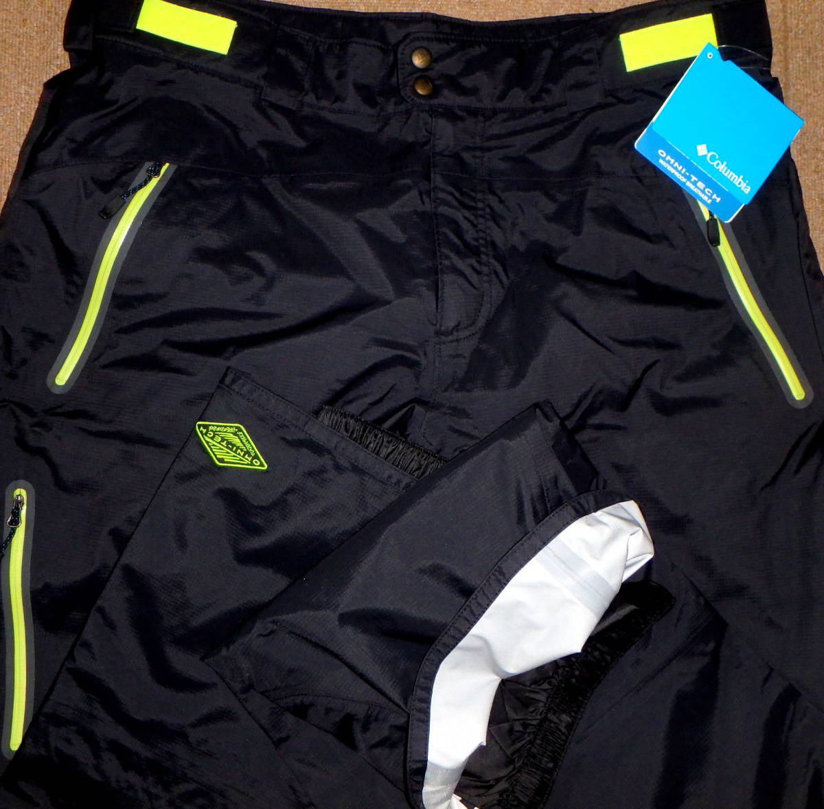 送料無料！高機能 コロンビア スキー ローリングサンダー パンツ メンズ Lサイズ ブラック