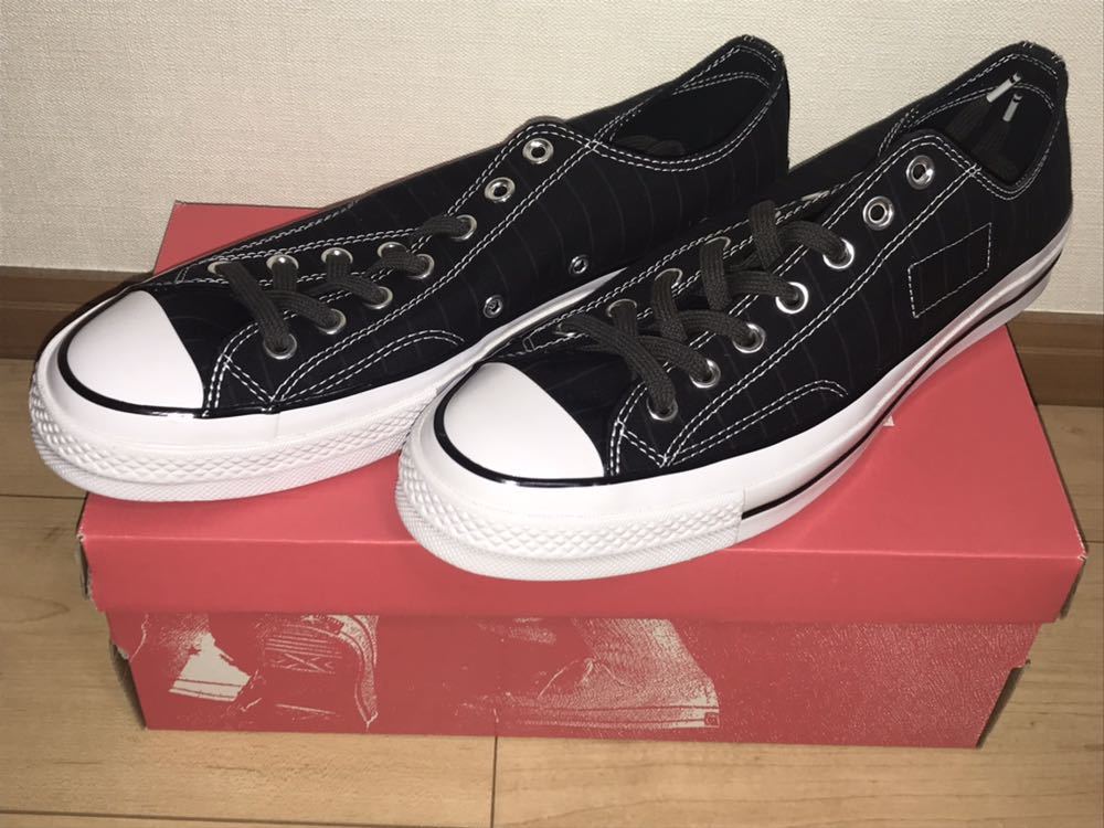 新品 日本未発売 CONVERSE xFragment Design US9.5 28.0cm 黒 ブラック フラグメントデザイン フジワラヒロシ HF ct70 THE CONVENI
