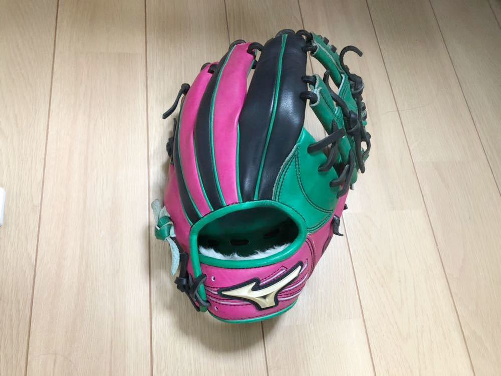 ミズノ グローバルエリート 型抜群 即戦力 極美品 硬式 内野手用