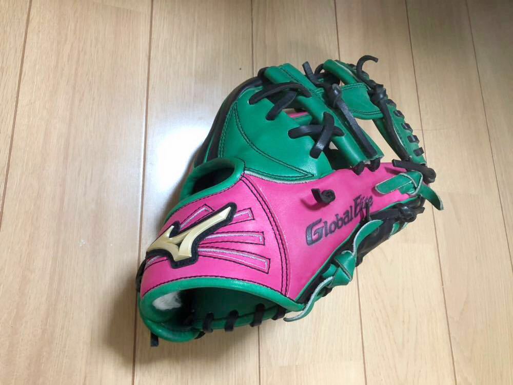 ミズノ グローバルエリート 型抜群 即戦力 極美品 硬式 内野手用