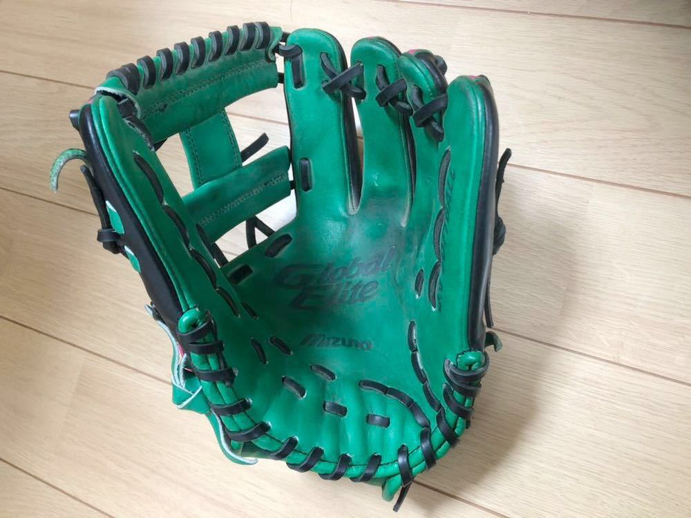 ミズノ グローバルエリート 型抜群 即戦力 極美品 硬式 内野手用