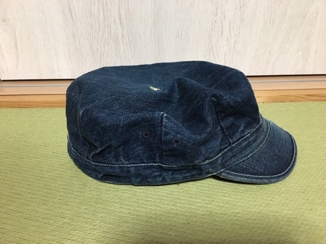 ☆レア！エヴィス EVISU レイルマンズ デニムキャップ(エヴィス)｜売買 