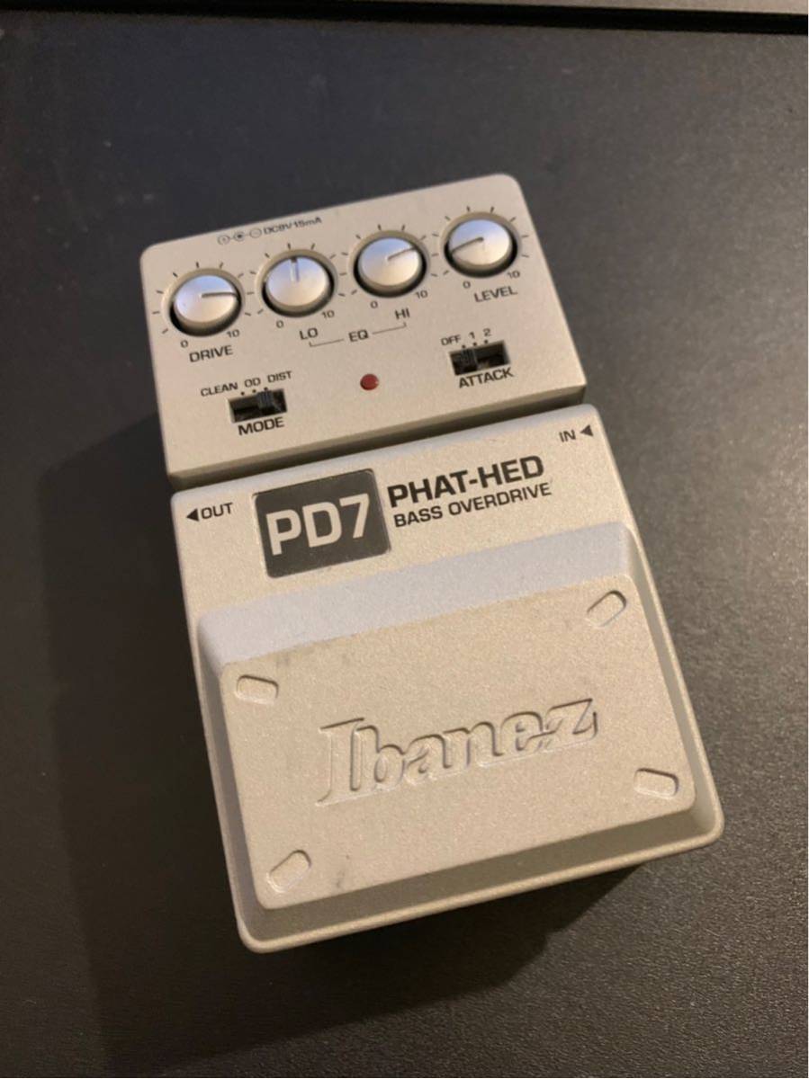 希少品/生産終了品】Ibanez PD7 ベースオーバードライブ 希少品/生産