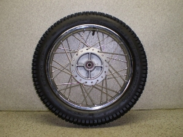 KG3191 郵政カブ90(6V) リアホイールタイヤ MD90-1119 中古バイク