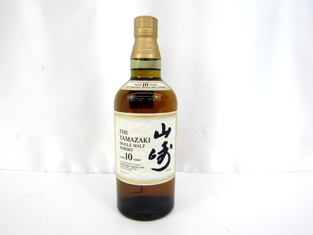 ◎未開栓 本体のみ SUNTORY サントリー ウイスキー 山崎 10年 シングル