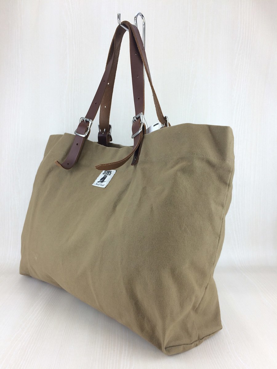 coen◆トートバッグ/キャンバス/BRW/無地/OWL COEN/×S2W8
