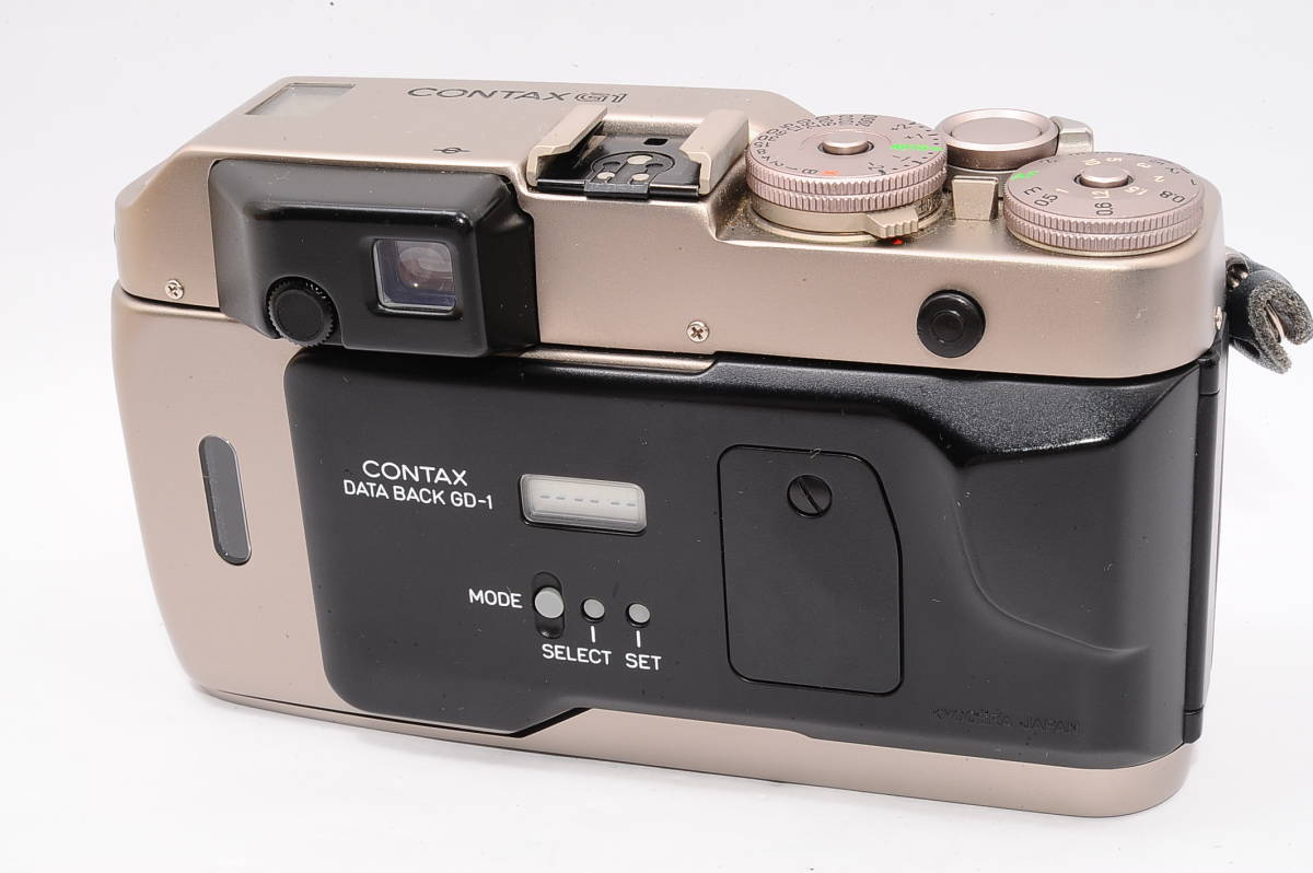 CONTAX DATA BACK D-10 データバック コンタックス 美品】 コンタックス CONTAX G1 データバック （DATA BACK/GD-1
