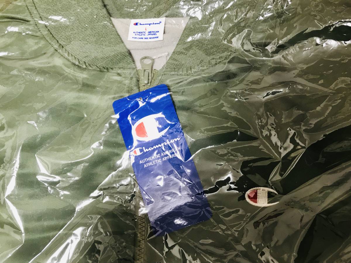 秋冬直営店限定】Championチャンピオン ジャケット 18FW オリーブ MA-1 