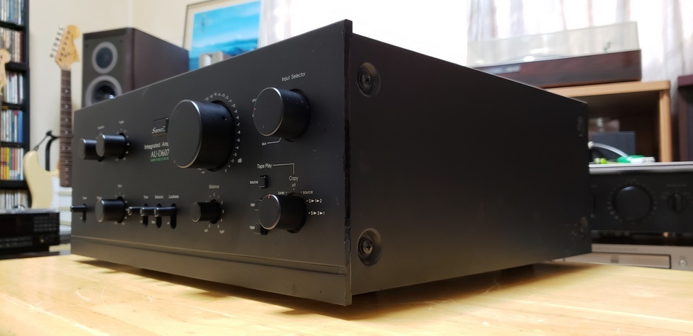 サンスイ プリメインアンプ AU-D607 山水 SANSUI pre-main | popular