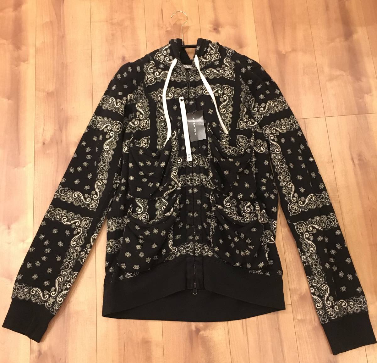  NUMBER N INE ナンバーナイン サイズ２ ZIPパーカー ペイズリー ペルシャバンダナ総柄 07AW LOVE GOD MURDER期(トップス)｜売買されたオークション情報、yahooの商品情報をアーカイブ公開 - オークファ 男性用