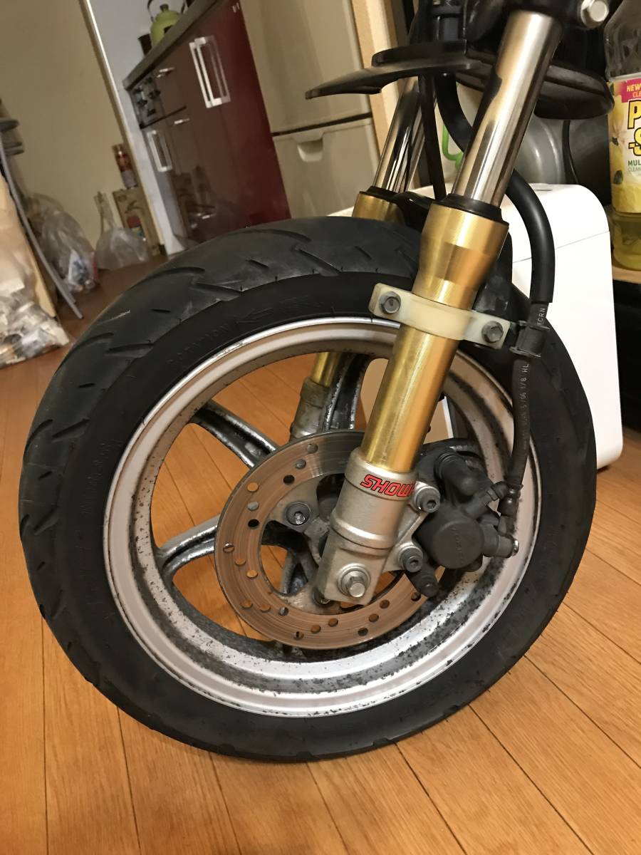 SUZUKI ZZ | CA1PB フロントフォーク セピア「セピアZZ フロント周りの