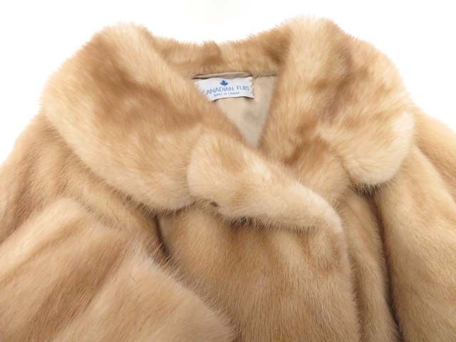 毛並み美品▽CANADIAN FURS MINK カナディアンファー ミンク 本毛皮 