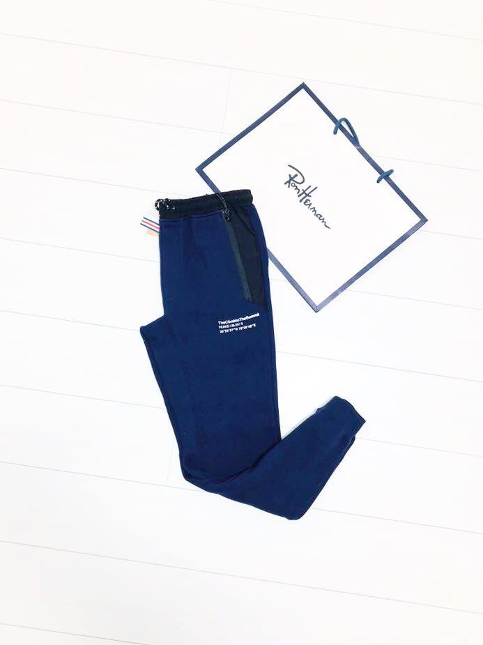 ☆秋冬★インスタ映え★裏起毛【ダークネイビー 】 / BAYFLOW ベイフロー なめらかスウェットパンツ