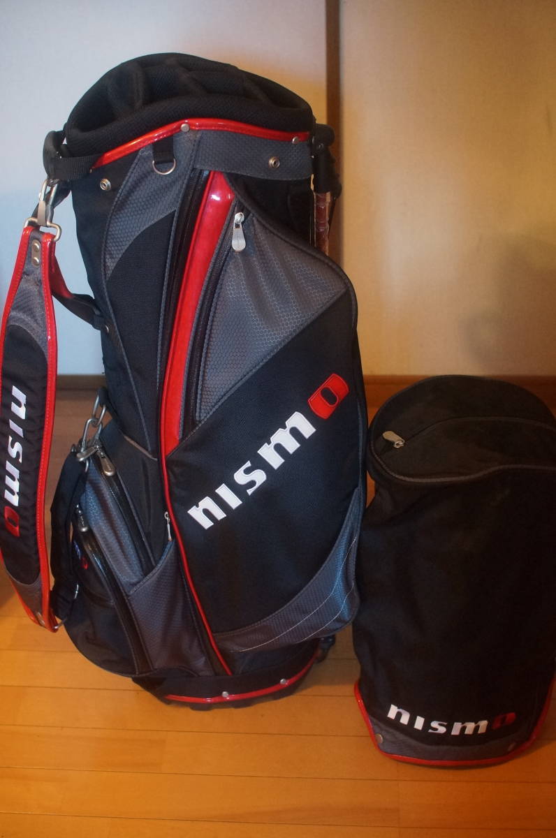 美品 正規品 完売品 NISSAN ニッサン ニスモ NISMO キャディバッグ 9インチ相当 ブラック