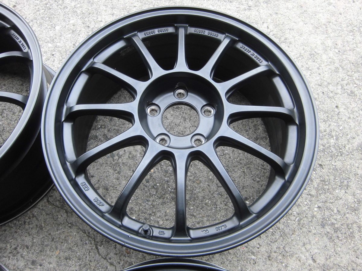 即決 4本 ★ SSR Type-F タイプF 8J×18 +44 5-114.3 軽量 SSF ★ レヴォーグ WRX S4 インプレッサ GDB シビック Type-R FD2 RX-8 マークX