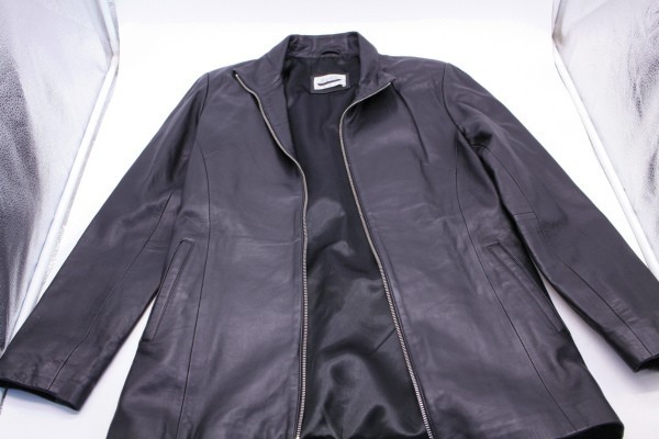 美品 JINABE ジンアベ レザー 本革 ジャケット サイズ レディース フリー 沢D120539