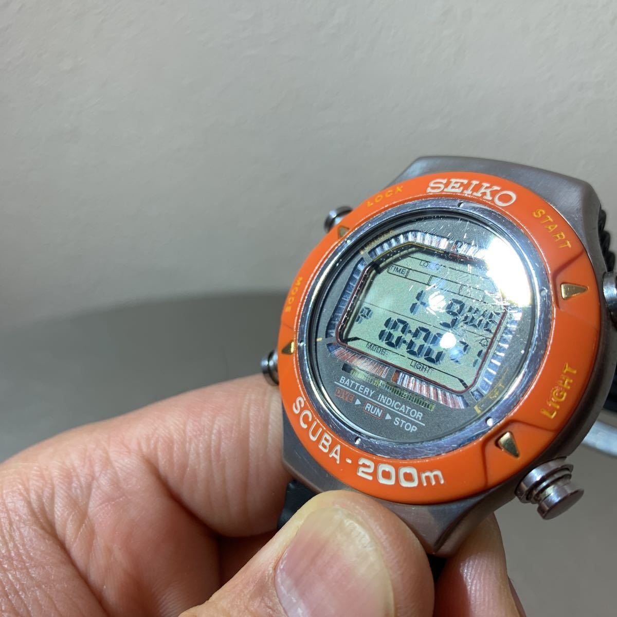 セイコー スキューバ ダイバー 200m デジタル S800-0010