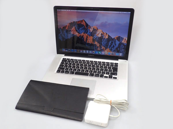 中古】 APPLE MacBook Pro 2000/15 MC721J/A メモリ8GB HDD：500GB