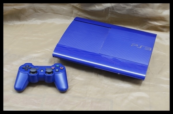 SONY PS3 CECH-4000B 250GB ブルー プレステ3 本体 ゲーム 中古 ソニー