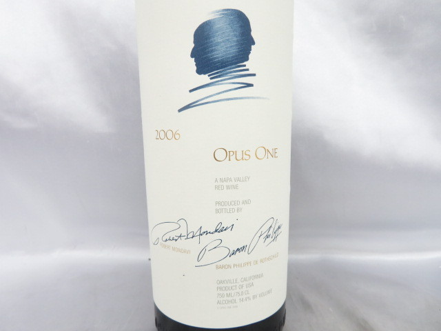 未開栓OPUS ONE オーパスワン 2006 赤 ワイン 750ml 14.4% 10360759