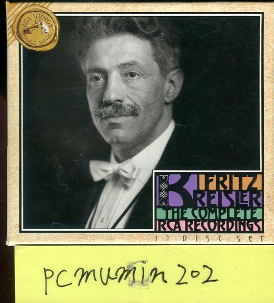 CD 【初期盤 11枚組】フリッツ・クライスラー RCA全録音集